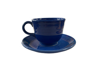 Fiesta Cobalt Tea Cup & Saucer