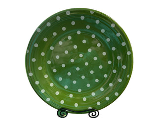 Fiesta HLCCA Exclusive Shamrock w White Dots Dinner Plate