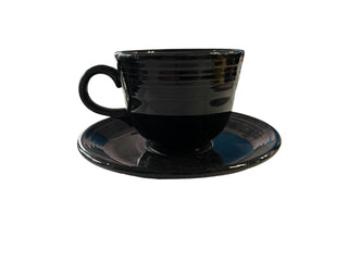 Fiesta Black Tea Cup & Saucer