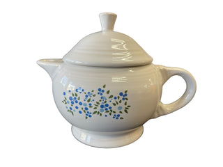 Fiesta Blue Forget me Not   Bouquet Small 2 Cup Teapot