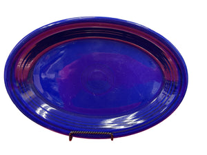 Fiesta Large Oval Platter Cobalt Retired Color