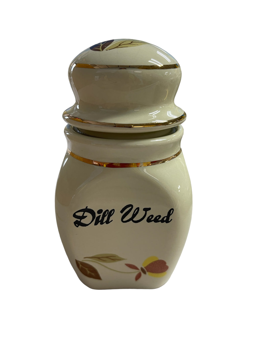 China Specialties Autumn Leaf Spice Jar Dill Weed
