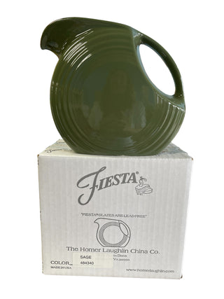 Fiesta Ware Water Pitcher Sage