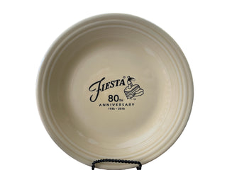 Fiesta IVORY 80th Anniversary Commemorative Plate