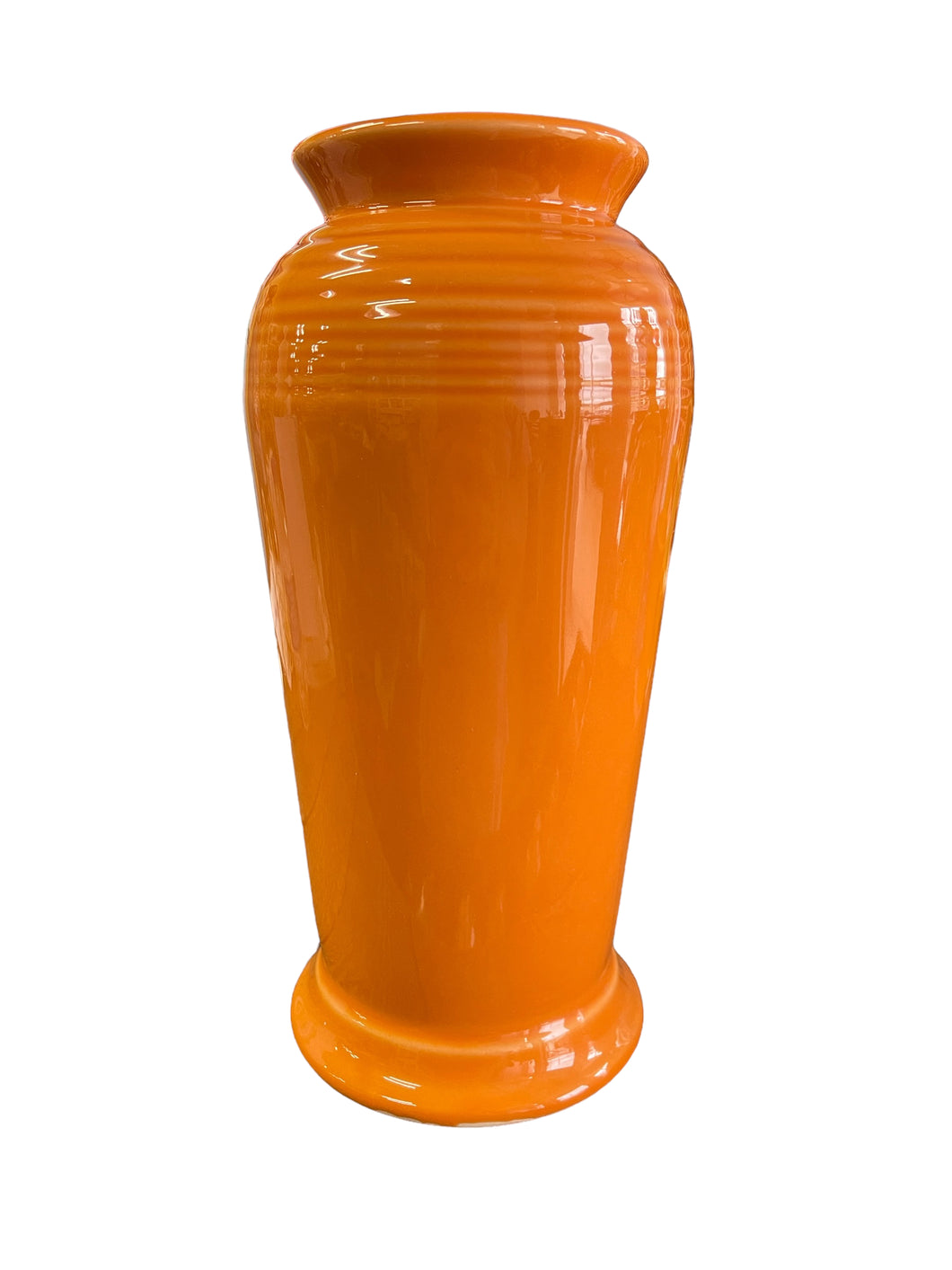 Fiesta Tangerine Monarch Vase Orange Retired