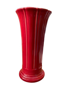 Fiesta 8" Scarlet Fluted Vase