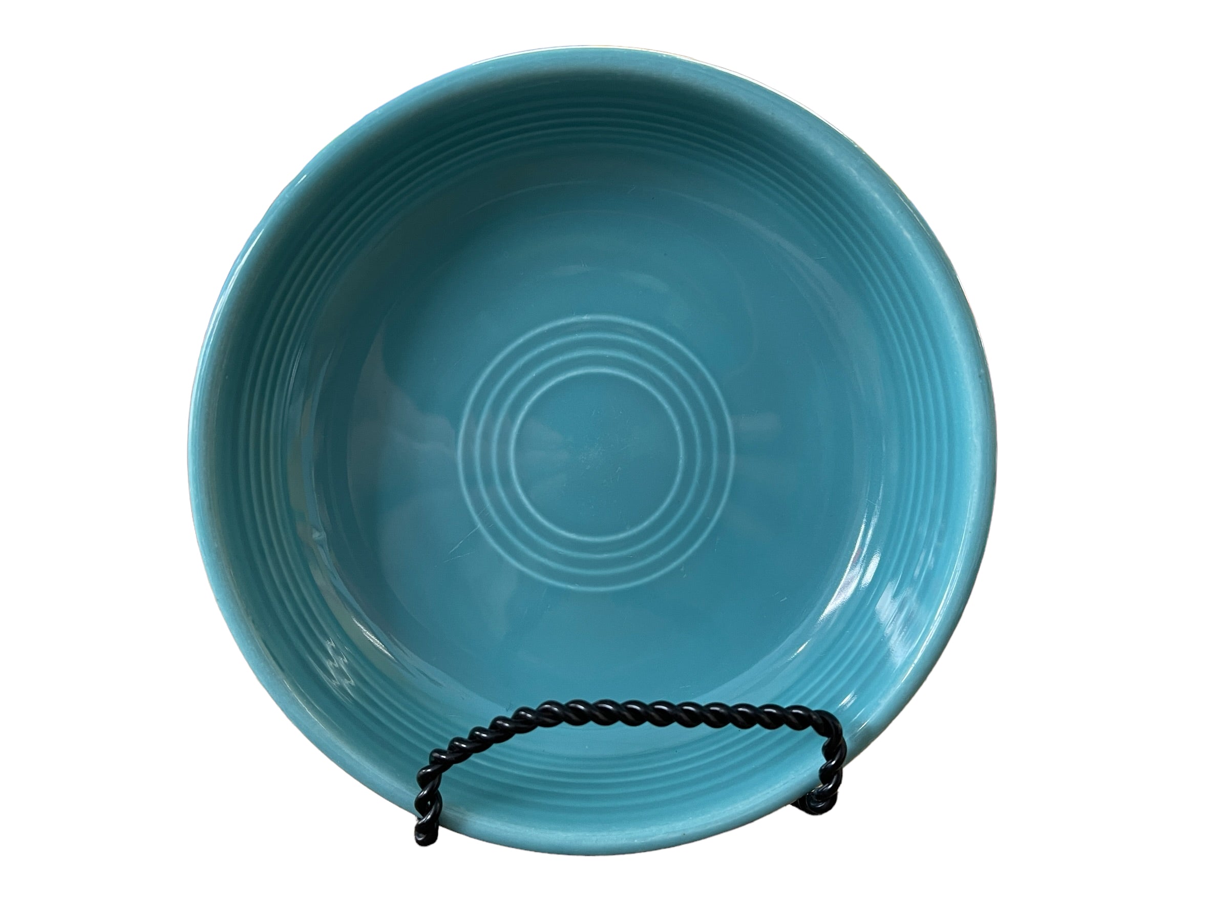 Vintage Fiesta Turquoise Dessert Bowl