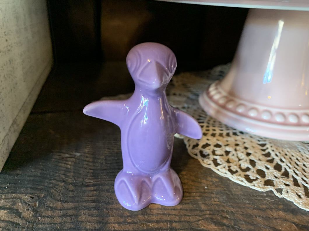 Maverick Animal. Penguin.  Lilac. China Specialties