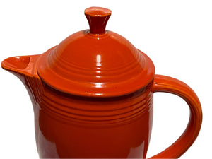 Vintage Fiesta Red Coffee Server Pot