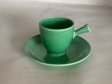 Load image into Gallery viewer, Vintage Fiesta Original Green Demi Cup and Saucer

