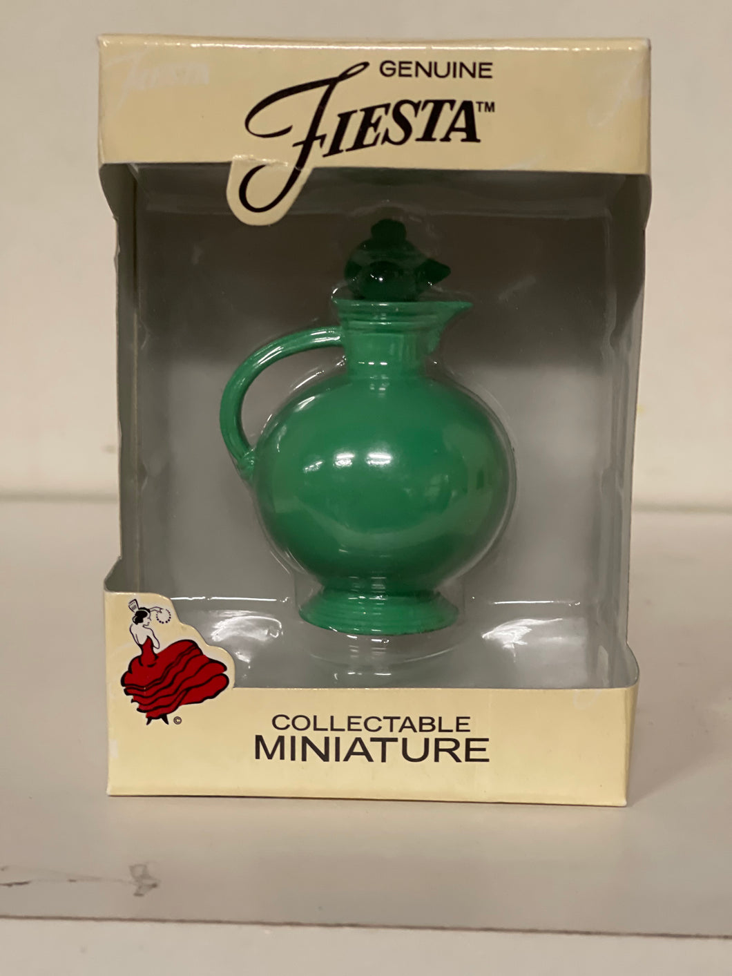 Fiestaware Go along accessory Green Carafe Miniature  Fiesta HLC